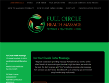 Tablet Screenshot of full-circle-health.com